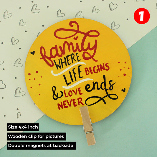 Customized Hand Painted Fridge Magnet With Photos