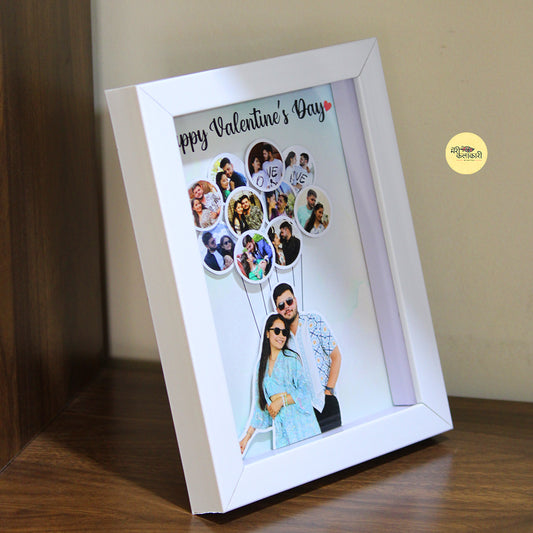 Personalised Memory Balloons Photo Depth Frame