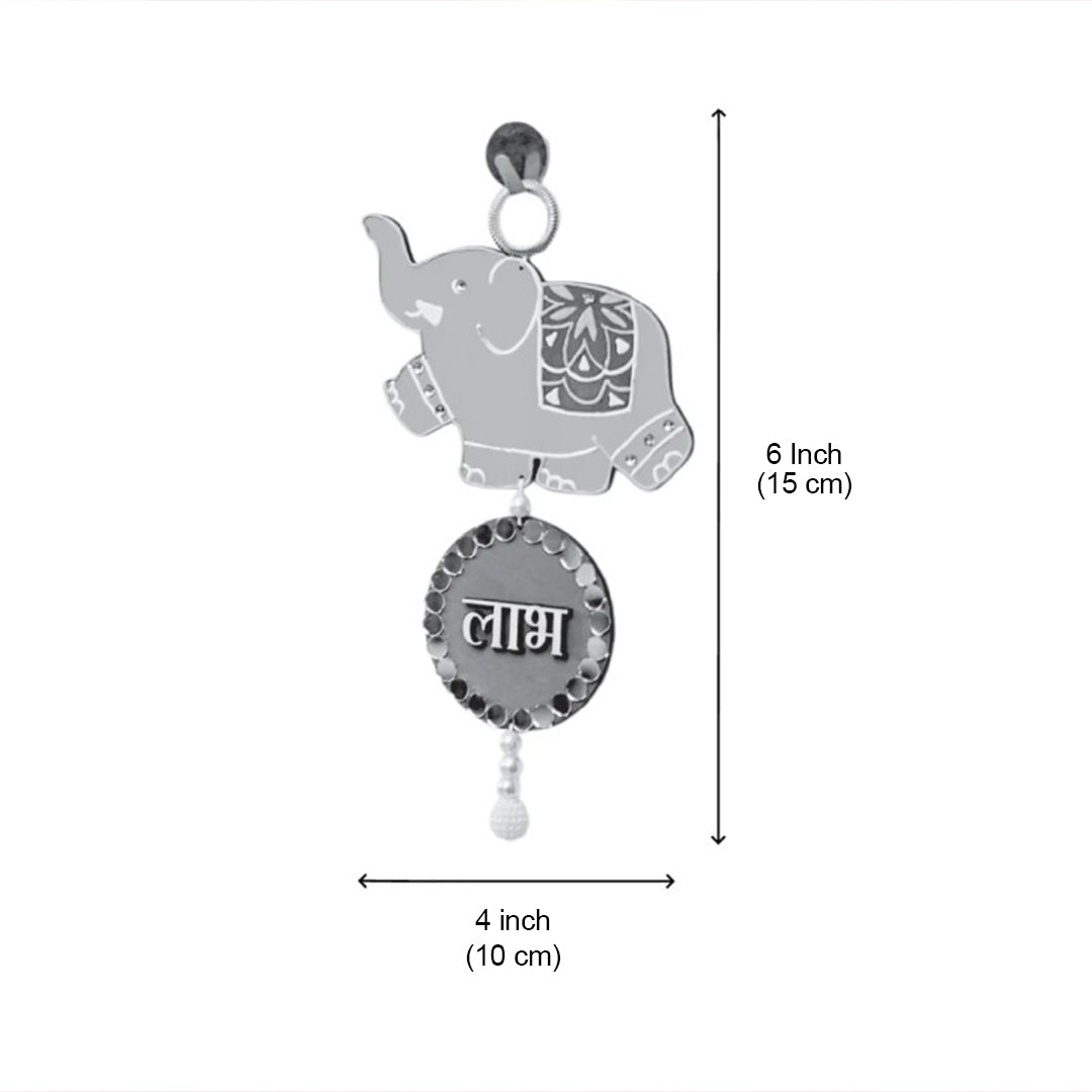 Elephant Shubh Labh Wall Decor