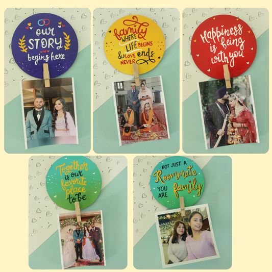 Customized Hand Painted Fridge Magnet With Photos