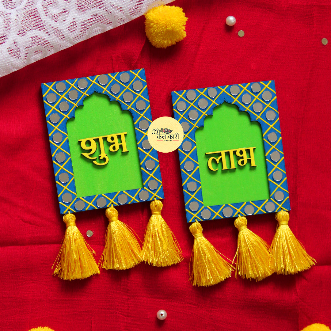 Jharokha Shubh Labh with Mirror Wall Decor