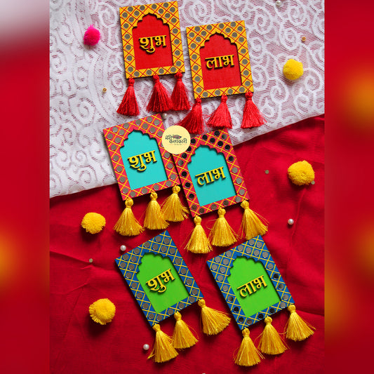 Jharokha Shubh Labh with Mirror Wall Decor