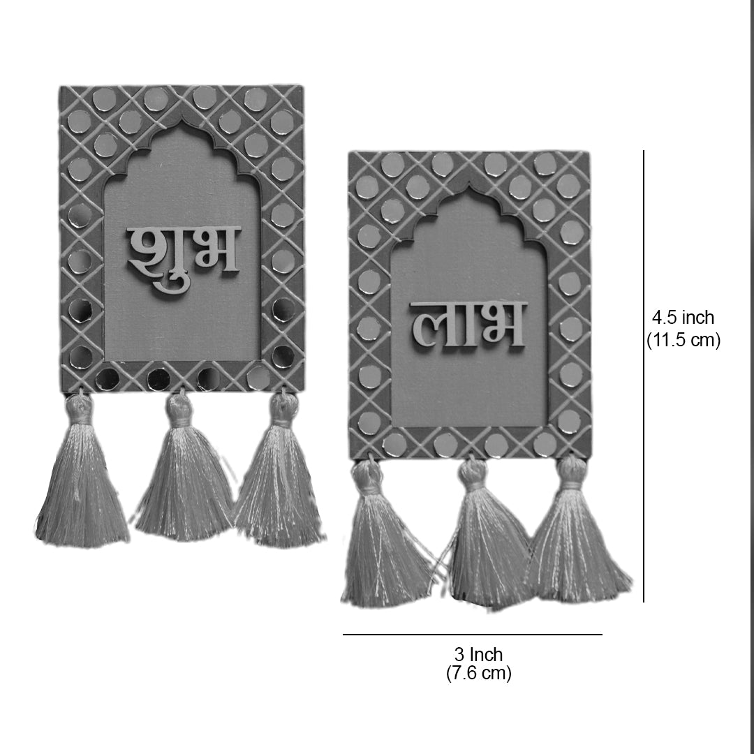 Jharokha Shubh Labh with Mirror Wall Decor