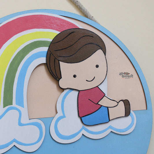 Personalized Handpainted Kids Name Board
