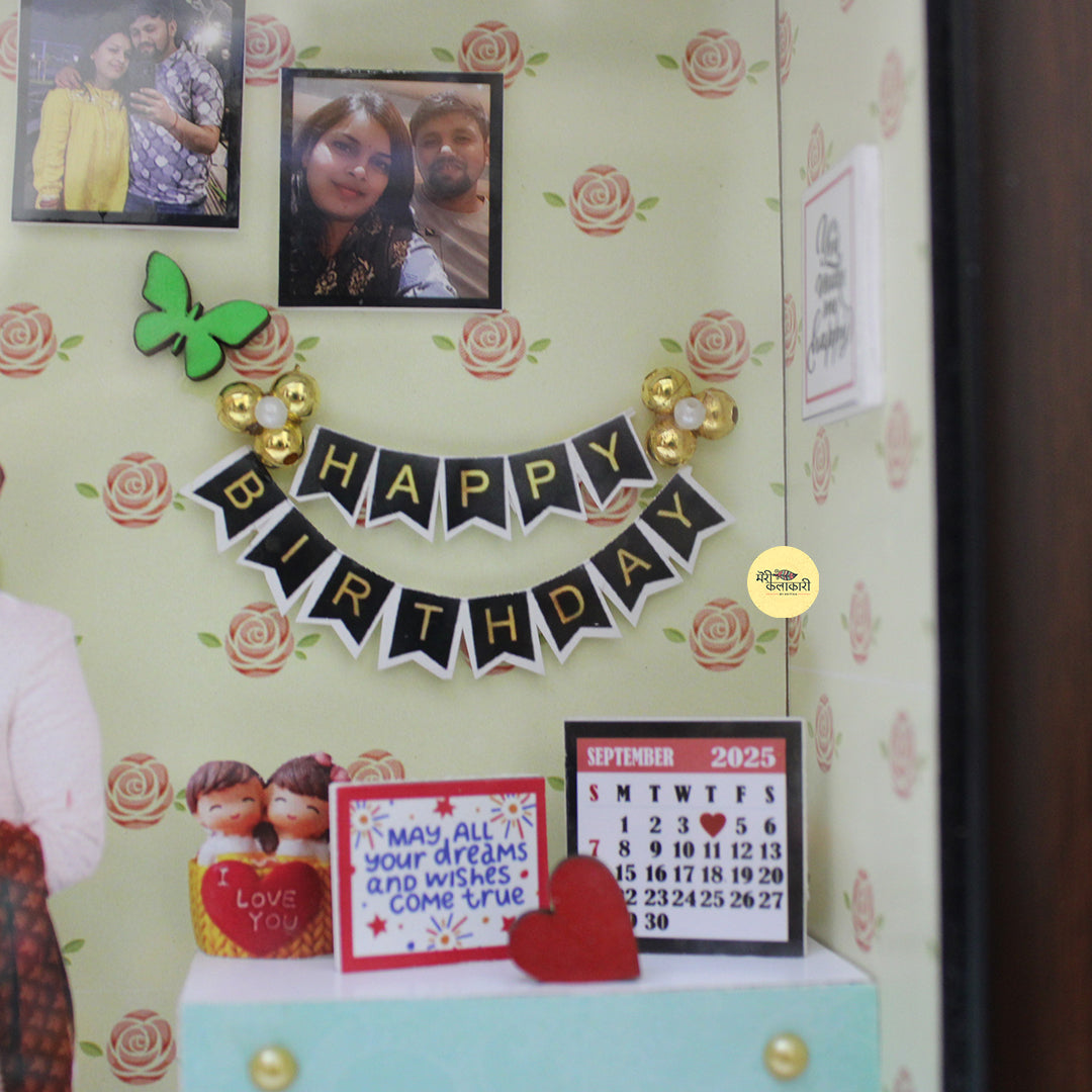 Personalized Miniature Shadow Box Frame