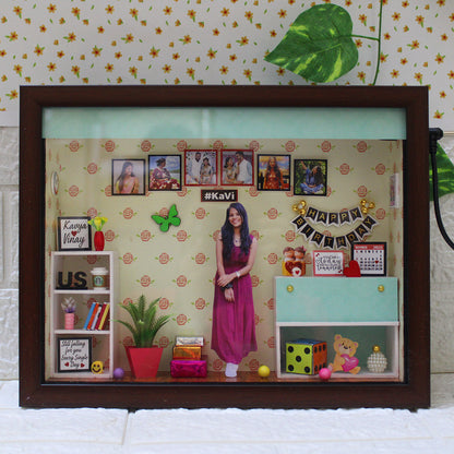 Personalized Miniature Shadow Box Frame