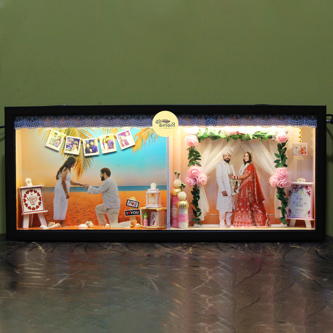 Love Story 2 Partition Miniature Frame