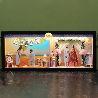 Love Story 2 Partition Miniature Frame