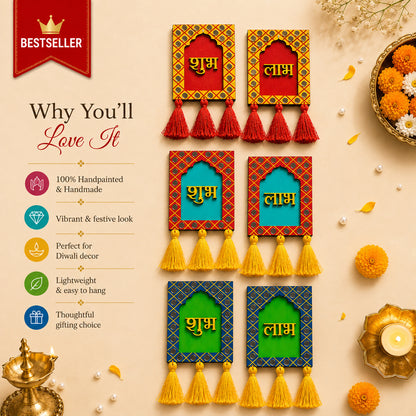 Jharokha Shubh Labh with Mirror Wall Decor