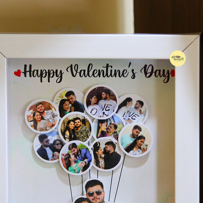 Personalised Memory Balloons Photo Depth Frame