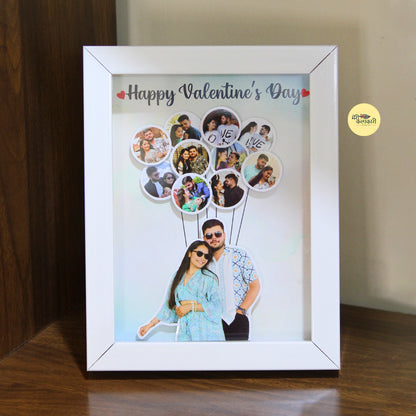 Personalised Memory Balloons Photo Depth Frame