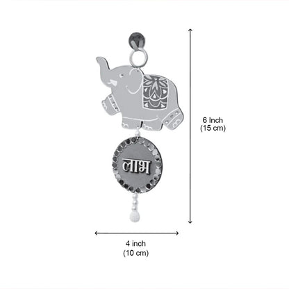 Elephant Shubh Labh Wall Decor