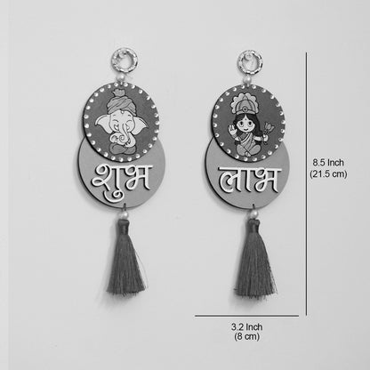 Ganesha Lakshmi Shubh Labh Hanging for Diwali